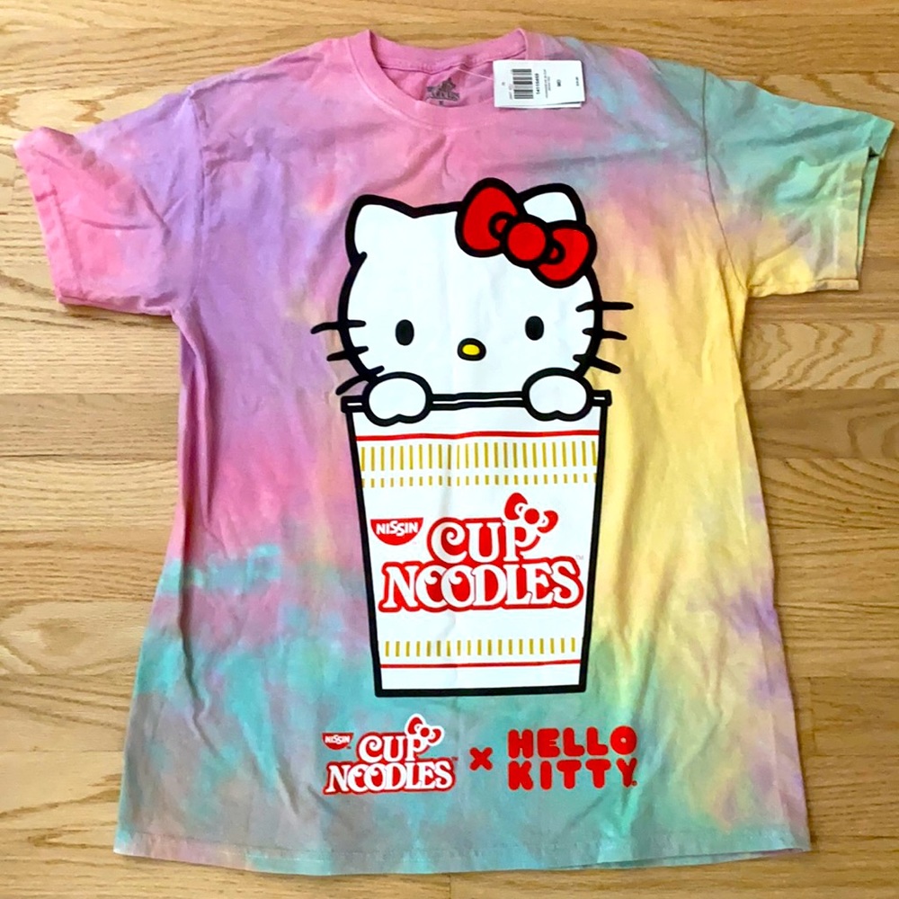Hello Kitty Noodles Tye Dye T-shirt💕